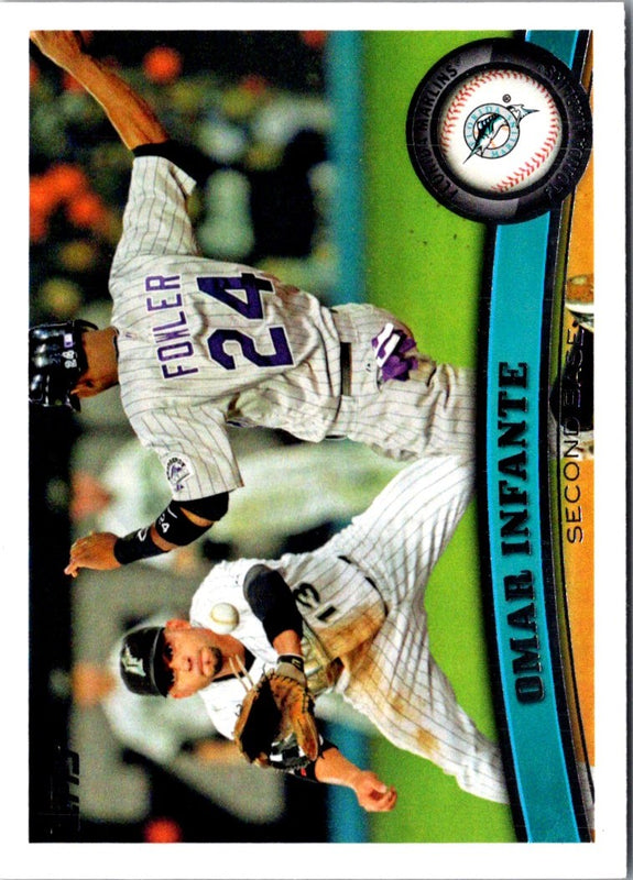 2011 Topps Update Omar Infante #US149