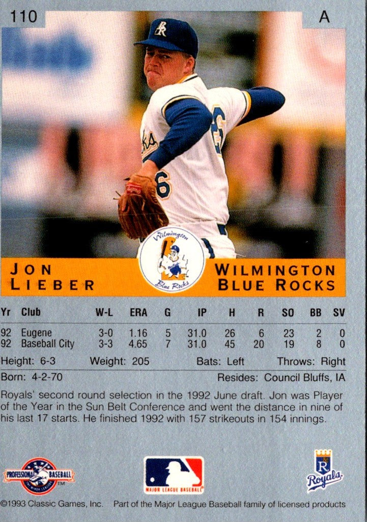 1993 Classic Best Jon Lieber