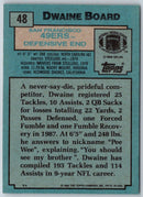 1988 Topps Dwaine Board