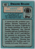 1988 Topps Dwaine Board #48