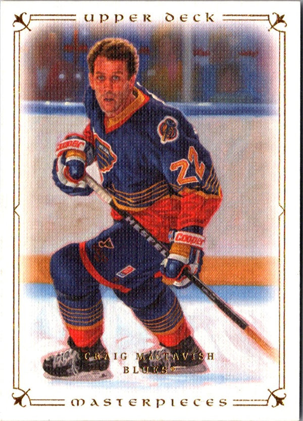 2008 Upper Deck Masterpieces Craig MacTavish #77