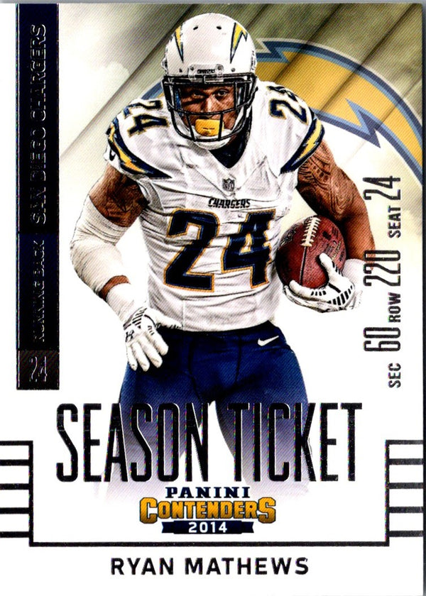 2014 Panini Contenders Ryan Mathews #27