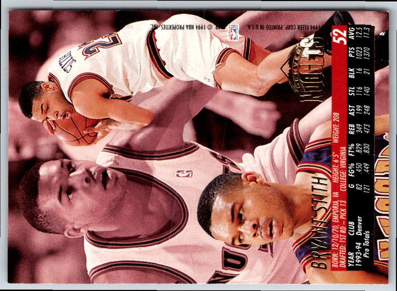 1994 Ultra Bryant Stith