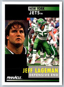 1991 Pinnacle Jeff Lageman