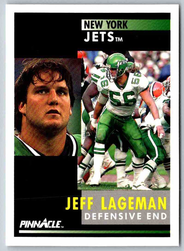 1991 Pinnacle Jeff Lageman #263