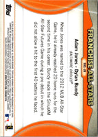 2012 Bowman Chrome Franchise All-Stars Dylan Bundy/Adam Jones #FAS-JB
