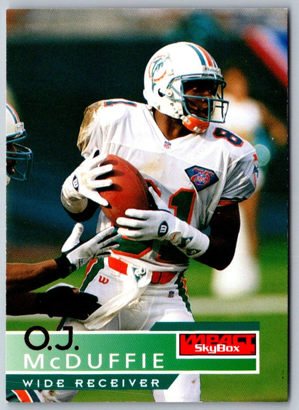 1995 SkyBox Impact O.J. McDuffie #85