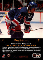 1986 Edmonton Oilers Postcards Mark Messier #11