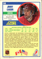 1990 Score Jimmy Carson #64
