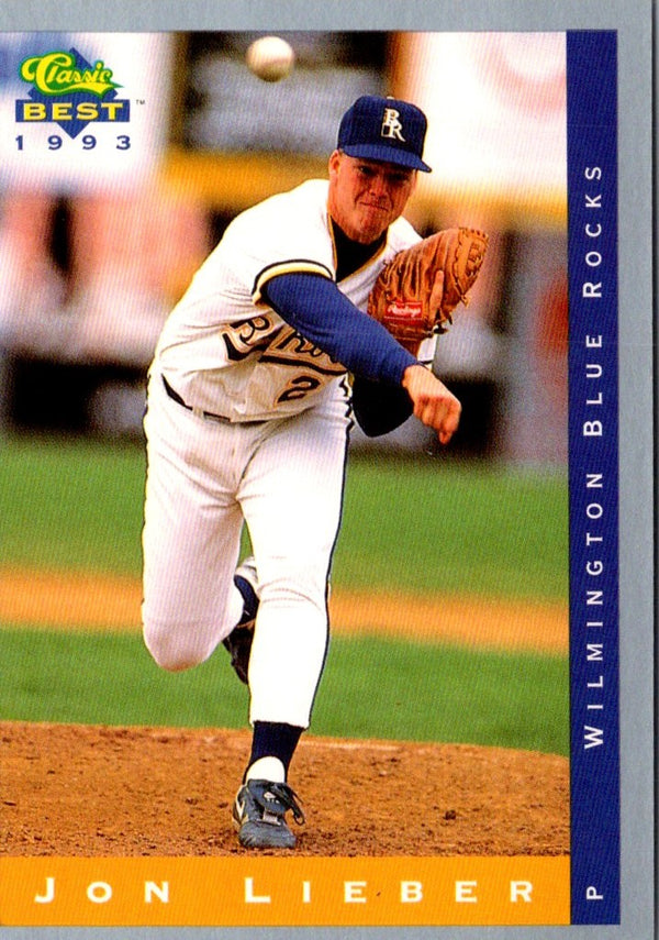1993 Classic Best Jon Lieber #110