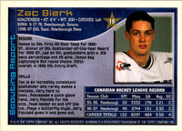 1997 Bowman CHL Zac Bierk #19