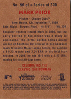 2006 Bowman Heritage Mark Prior #96