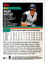 2000 Topps Mark Kotsay #90