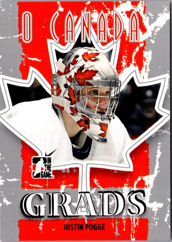 2007 In The Game O Canada Justin Pogge #71