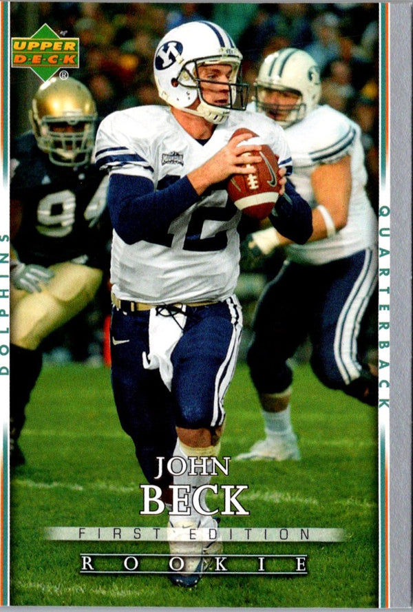 2007 Upper Deck First Edition John Beck #129 Rookie