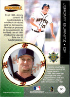 1999 Pacific Invincible Jeromy Burnitz #80