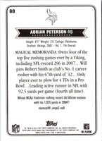 2012 Topps Magic Adrian Peterson #80