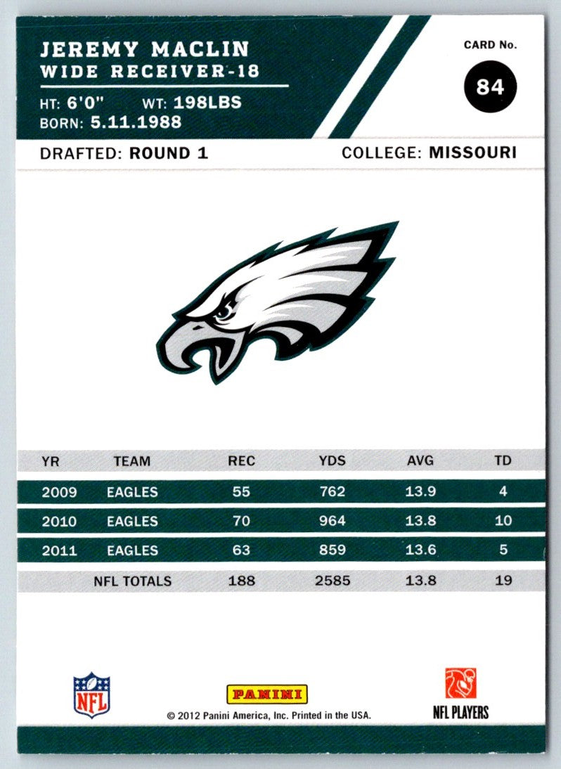 2012 Score Jeremy Maclin