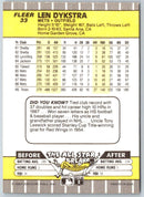 1989 Fleer Len Dykstra