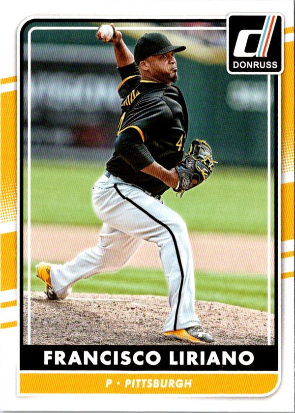 2016 Donruss Francisco Liriano #124