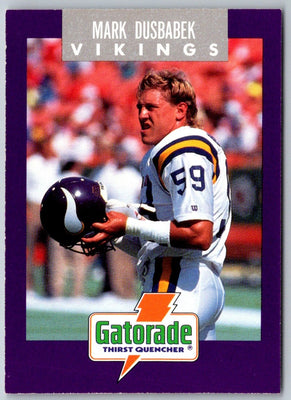 1991 Minnesota Vikings Police Mark Dusbabek #6