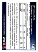 2009 Topps Demetrius Byrd