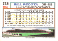 1992 Topps Bill Pecota #236