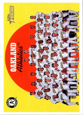 2008 Topps Heritage Oakland Athletics #172