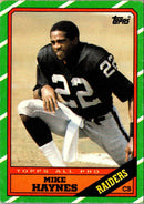 1986 Topps Mike Haynes