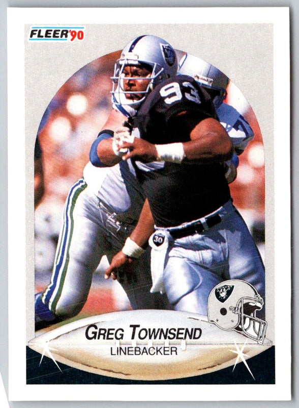 1990 Fleer Greg Townsend #261