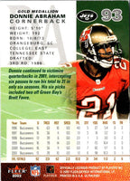 2002 Ultra Gold Medalion Donnie Abraham #93