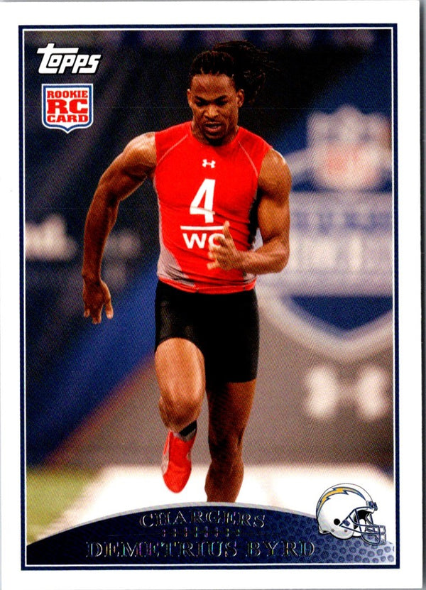 2009 Topps Demetrius Byrd #362 Rookie