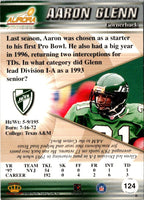 1998 Pacific Aurora Aaron Glenn #124