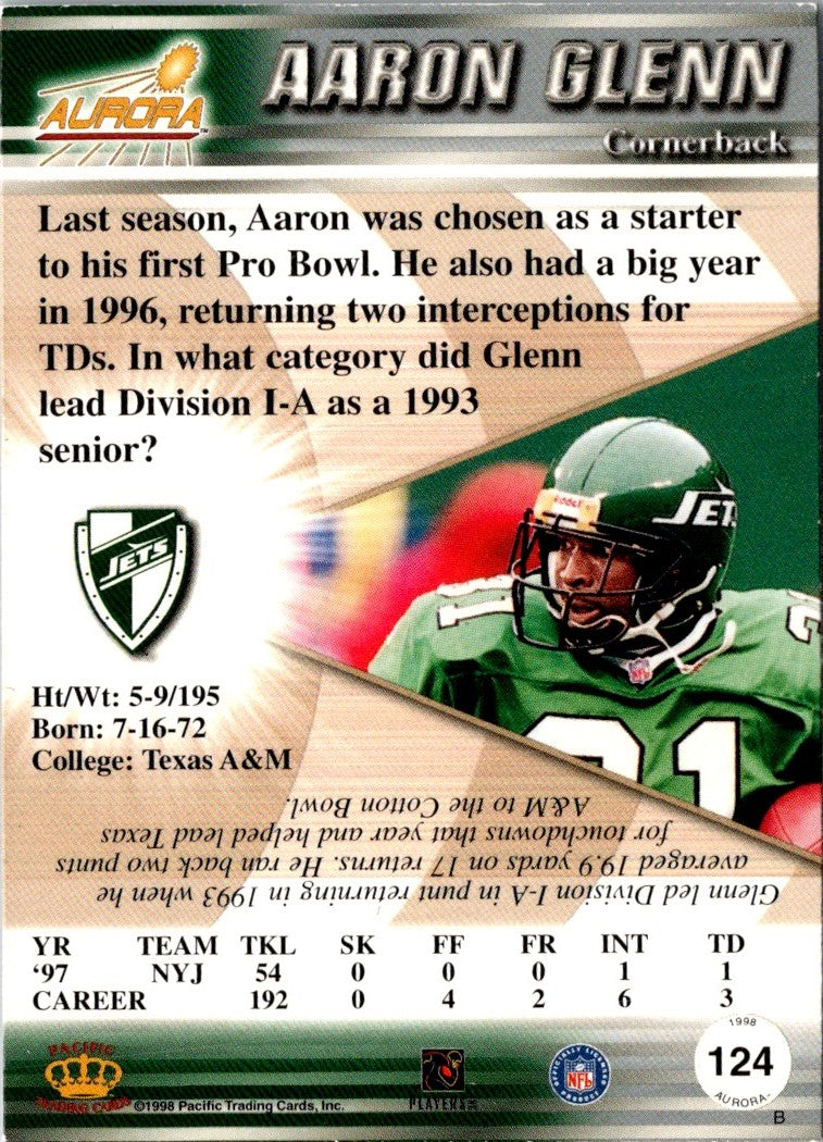 1998 Pacific Aurora Aaron Glenn