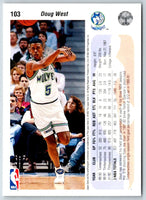 1992 Upper Deck Doug West #103