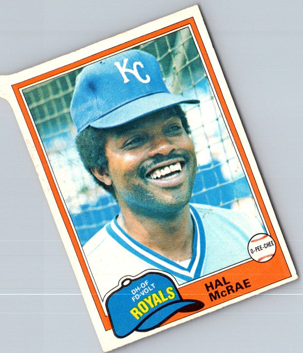 1981 O-Pee-Chee Hal McRae #295