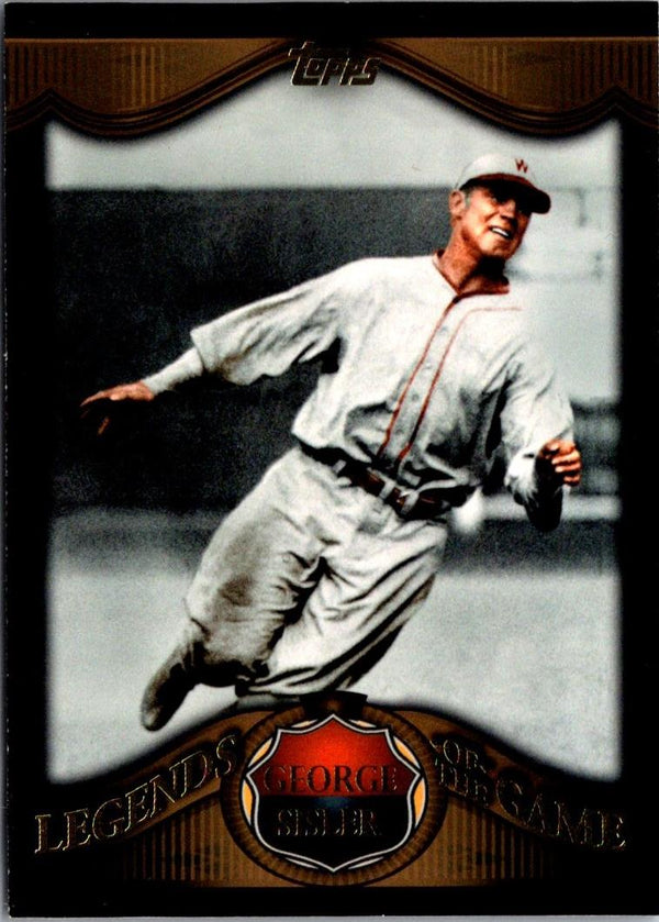 2009 Topps Target Legends of the Game George Sisler #LLG-10