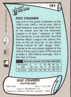 1989 Pacific Legends II Roger Cramer #181