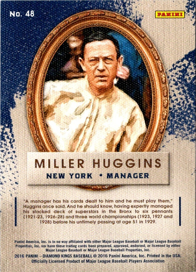 2016 Panini Diamond Kings Miller Huggins