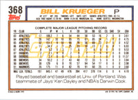 1992 Topps Bill Krueger #368