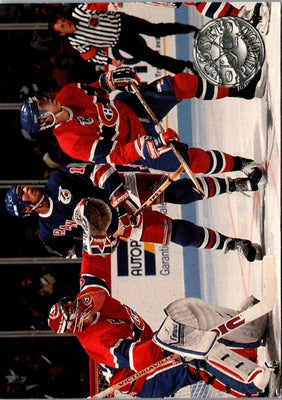 1986 Edmonton Oilers Postcards Mark Messier #11