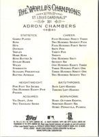 2012 Topps Allen & Ginter Adron Chambers #301 Rookie