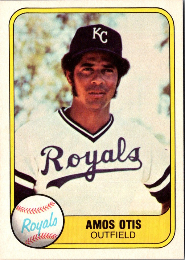 1981 Fleer Amos Otis #32B