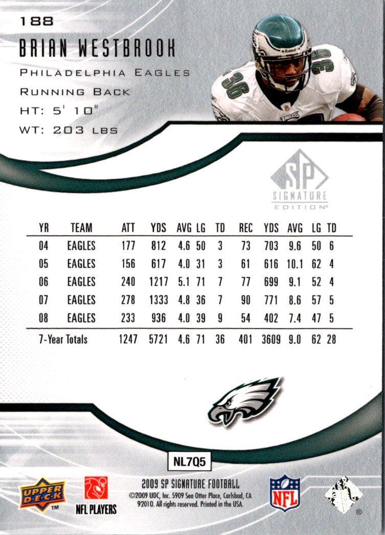 2009 SP Signature Brian Westbrook