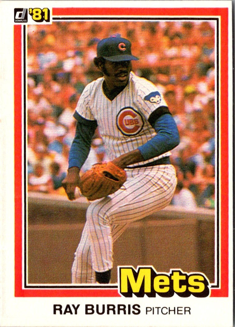 1981 Donruss Ray Burris