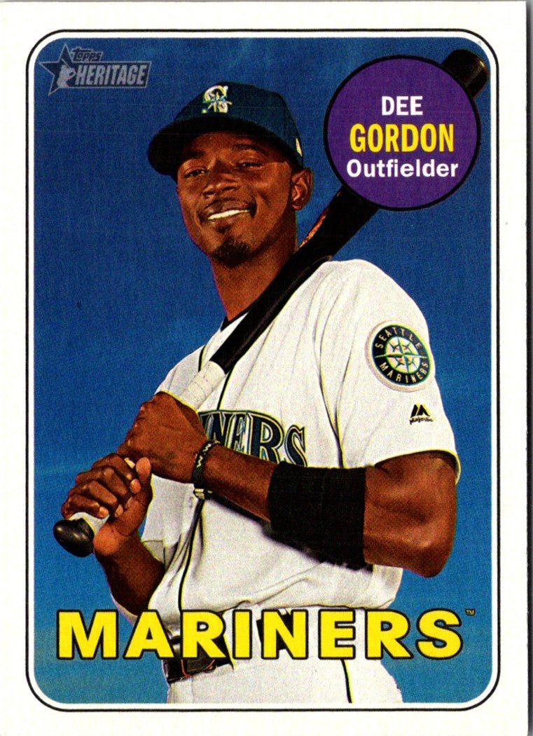 2018 Topps Heritage Dee Gordon