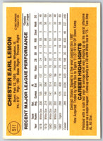 1983 Donruss Chet Lemon #511