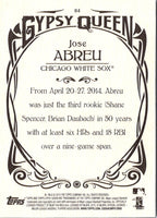 2015 Topps Gypsy Queen Jose Abreu #114A