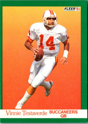 1991 Fleer Vinny Testaverde #380