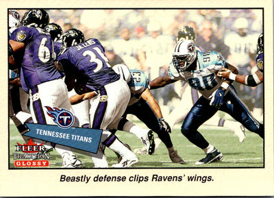2001 Fleer Tradition Glossy Tennessee Titans #368